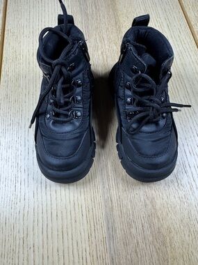 Toddler  Zara Black Lace-Up Ankle Boots 22